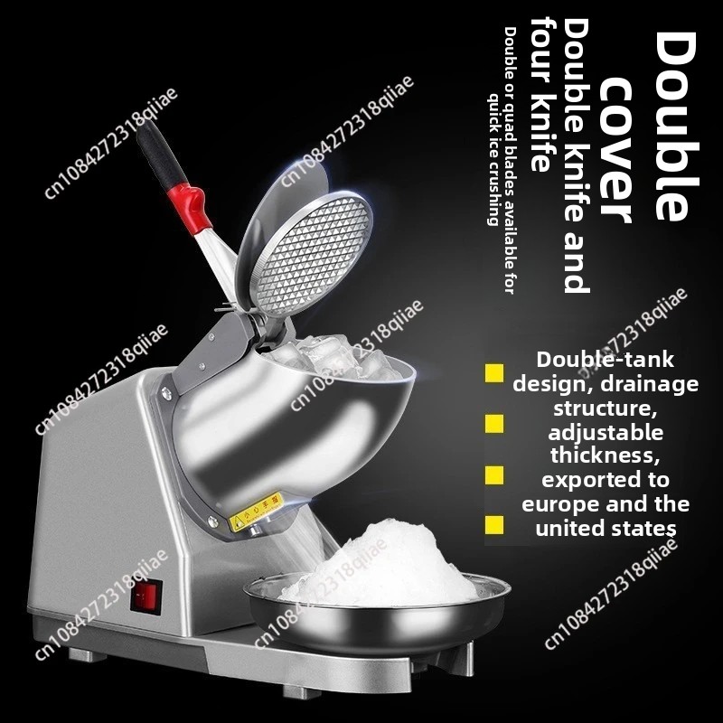 Ice Crusher Machine Commercial - Máquina Elétrica de Triturador de Gelo
