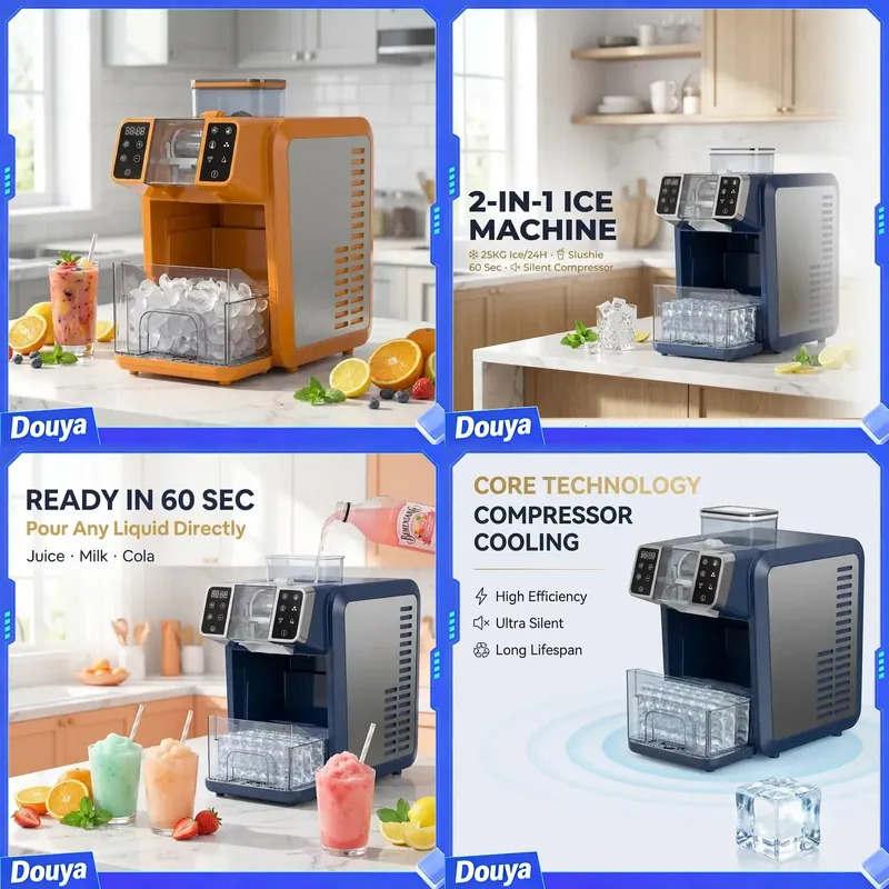 Ice Maker Machine 25Kg - Máquina de Gelo e Smoothie 2