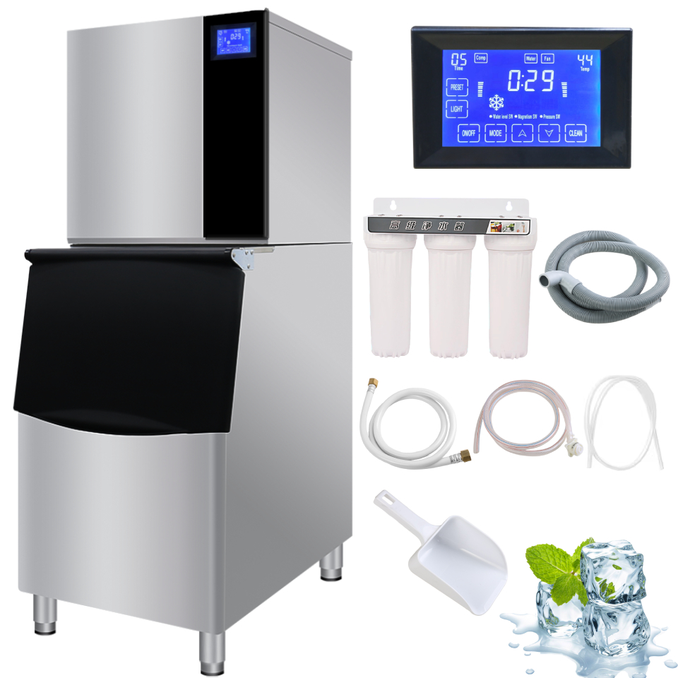 Commercial Ice Maker 200Kg Cube - Máquina de Fazer Gelo Comercial 500kg/24