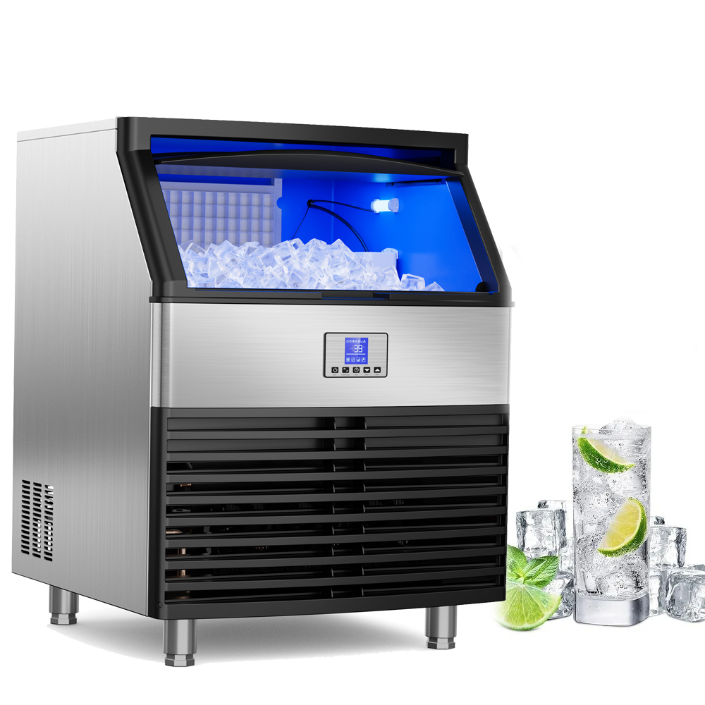 Commercial Ice Maker Air Cooled - Máquina de Gelo Comercial, Produção de