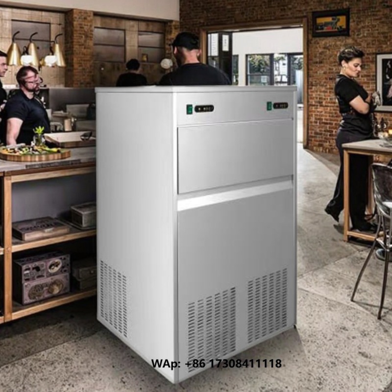 Commercial Ice Maker 100Kg - Máquina Comercial de Fazer Gelo em