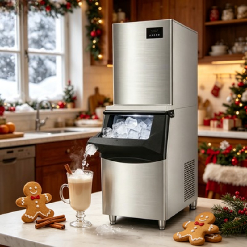 Máquina de Gelo Comercial 200k - Commercial Ice Maker 200Kg Cube avaliação e preço