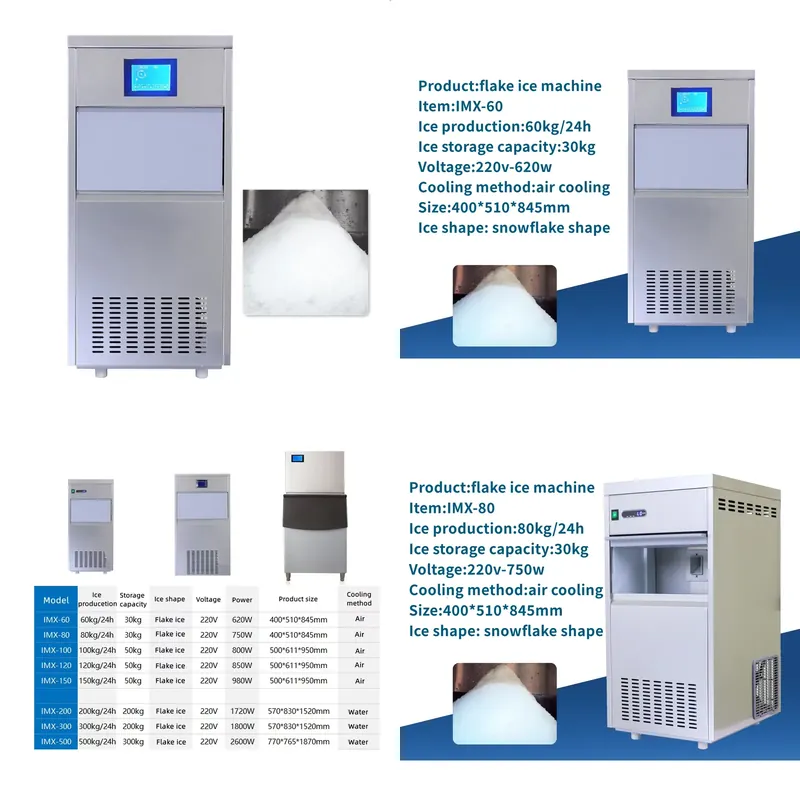 Máquina de Gelo para Uso Comer - Commercial Ice Maker Air Cooled avaliação e preço
