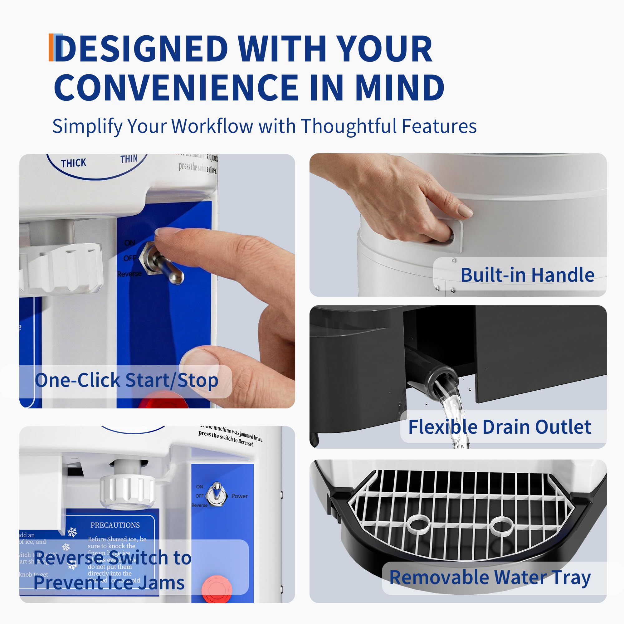 Máquina Elétrica Comercial de  - Ice Crusher Machine Commercial avaliação e preço