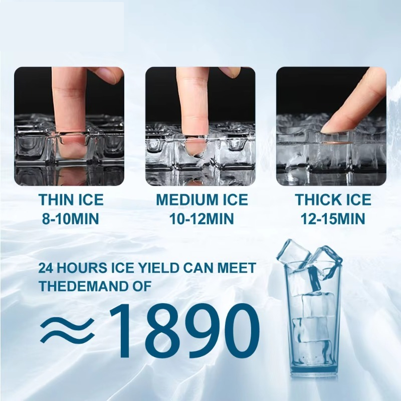 Máquina de Gelo Comercial 100k - Commercial Ice Maker 100Kg avaliação e preço