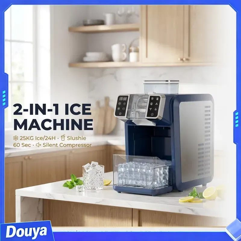 Máquina de Gelo e Smoothie 2 e - Ice Maker Machine 25Kg avaliação e preço