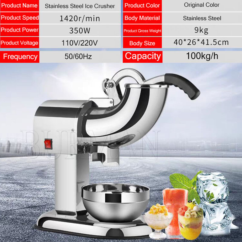 Triturador de gelo elétrico 11 - Commercial Ice Maker 100Kg avaliação e preço
