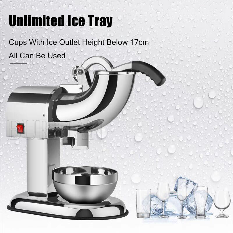 Triturador de gelo elétrico 11 - Commercial Ice Maker 100Kg avaliação e preço
