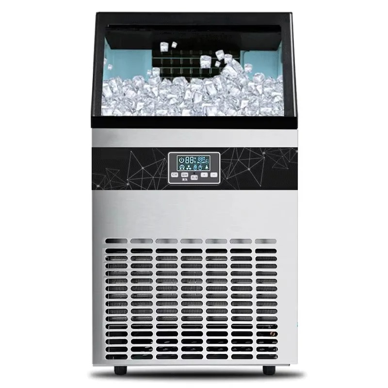Máquina de Fazer Gelo 100kg, P - Commercial Ice Maker 100Kg avaliação e preço