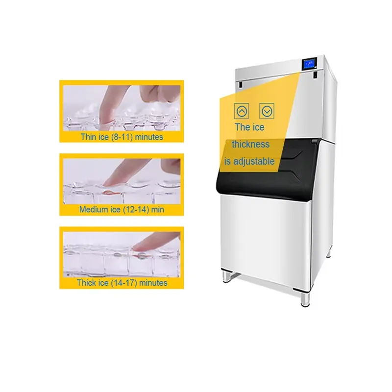 Máquina de Fazer Gelo Comercia - Commercial Ice Maker 200Kg Cube avaliação e preço