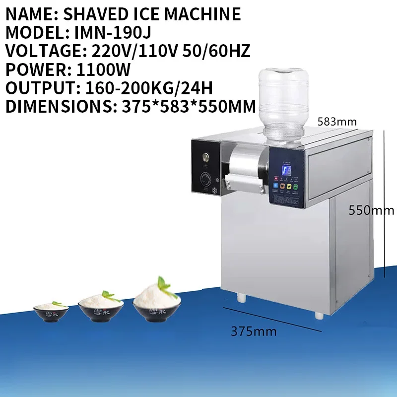 Máquina de Gelo Raspado Comerc - Ice Crusher Machine Commercial avaliação e preço