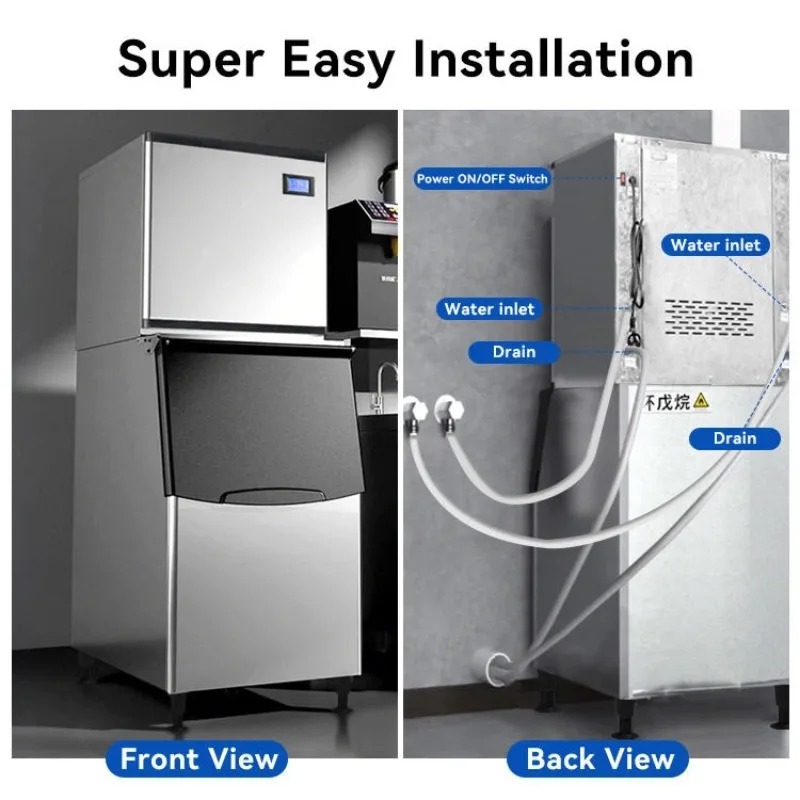 # Máquina de fazer gelo comerc - Commercial Ice Maker 200Kg Cube avaliação e preço