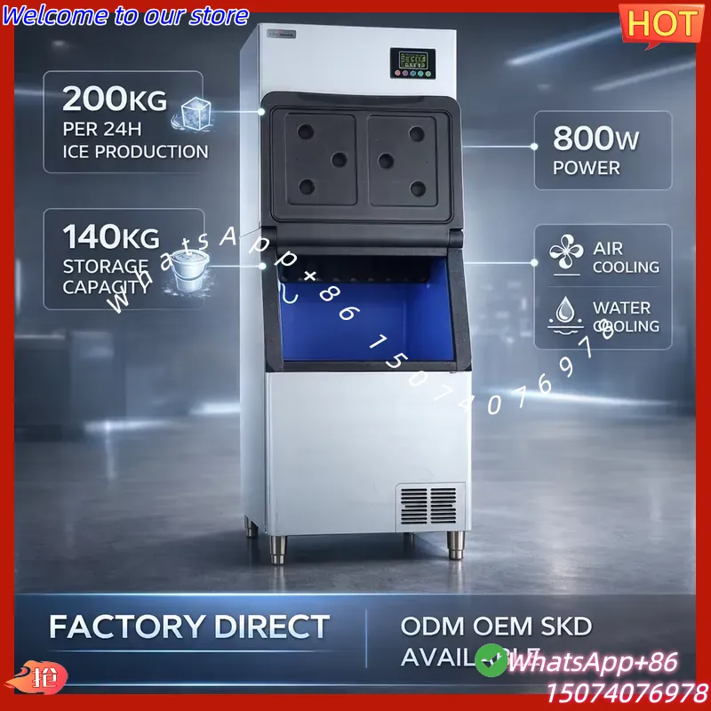 Máquina de Gelo Industrial de  - Ice Storage Bin 200Kg avaliação e preço