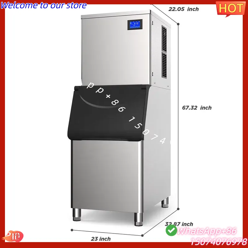 Máquina de Gelo Industrial de  - Ice Storage Bin 200Kg avaliação e preço
