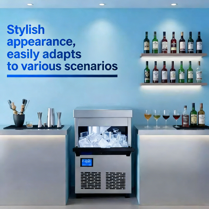 Máquina de Gelo Comercial 100k - Commercial Ice Maker 100Kg avaliação e preço