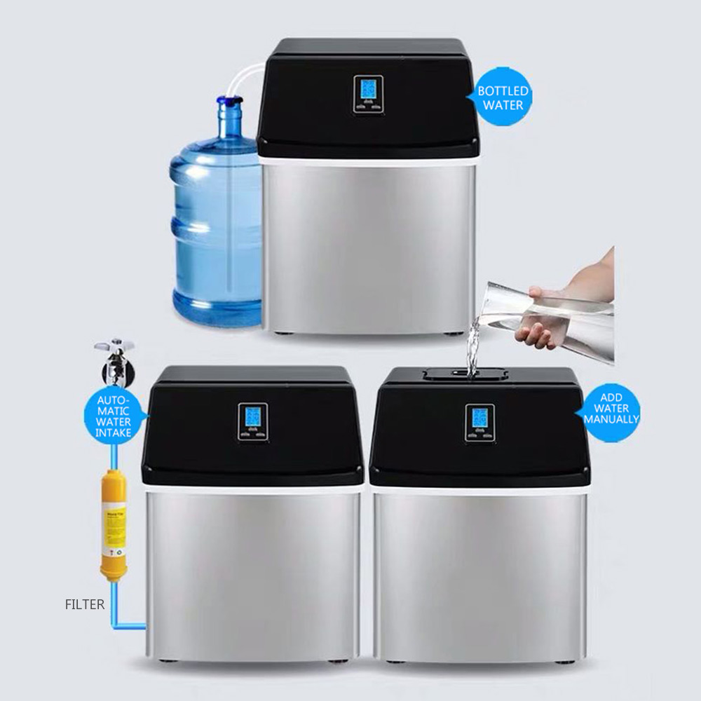 Máquina de Gelo Comercial de 2 - Ice Maker Machine 25Kg avaliação e preço