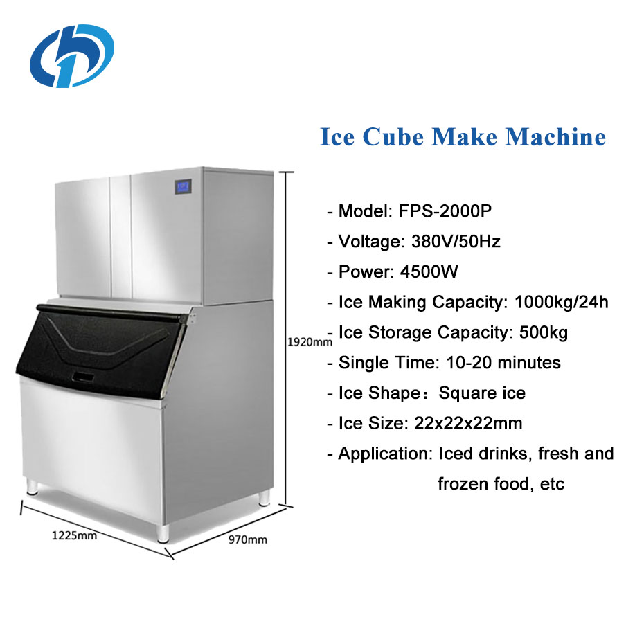 Máquina de Gelo Industrial Com - Block Ice Machine 1 Ton avaliação e preço