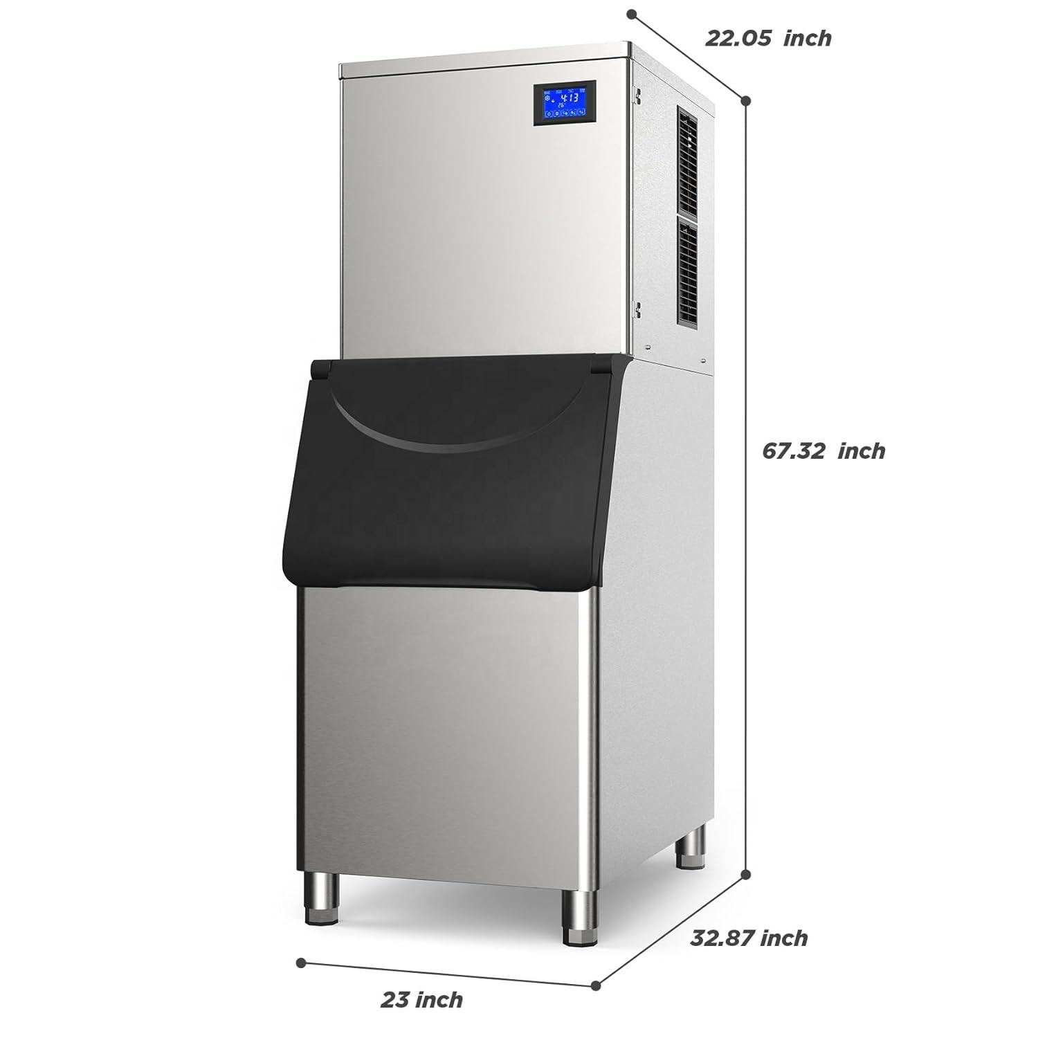 # Máquina de Gelo Industrial d - Commercial Ice Maker 200Kg Cube avaliação e preço