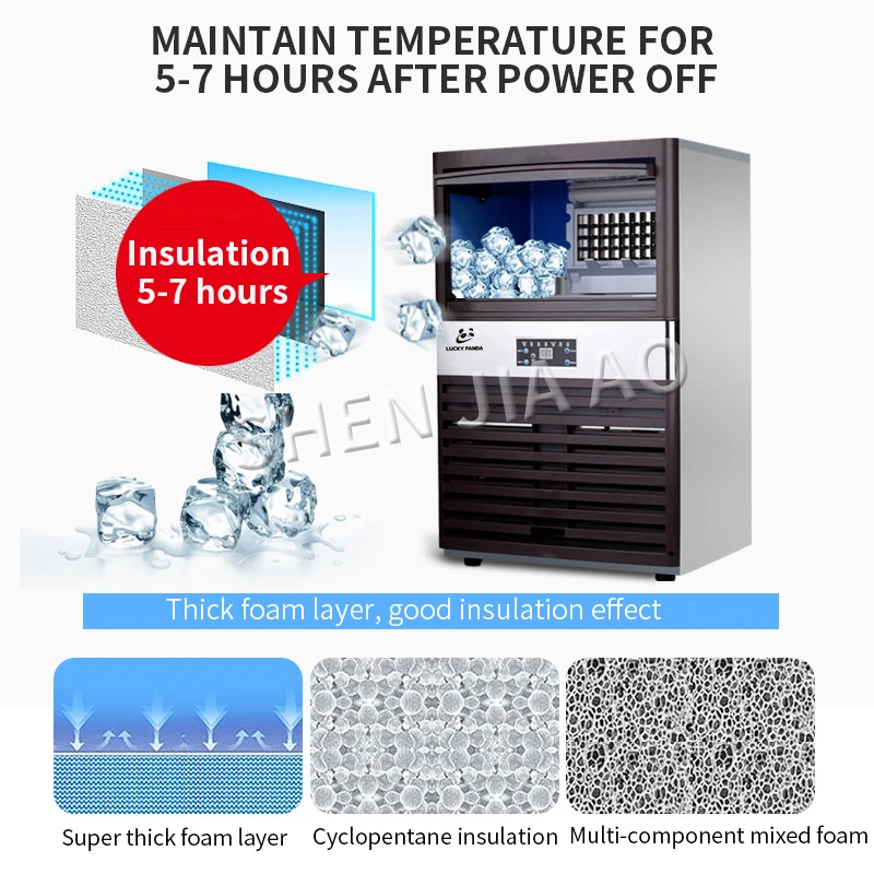 Máquina de Gelo Comercial 110V - Commercial Ice Maker 100Kg avaliação e preço