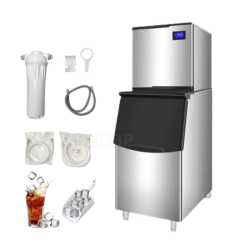 Máquina de gelo em tubos comer - Ice Tube Machine 500Kg avaliação e preço