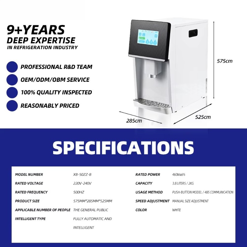 Máquina de Gelo em Nuggets de  - Ice Machine 50Kg Nugget avaliação e preço