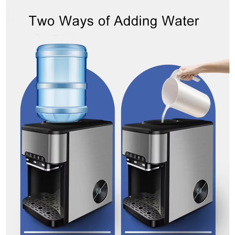 Dispensador de Água 3 em 1, Má - Ice Maker Machine 25Kg avaliação e preço