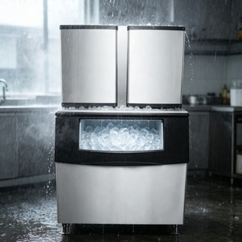 Máquina de Fazer Gelo Comercia - Commercial Ice Maker 200Kg Cube avaliação e preço