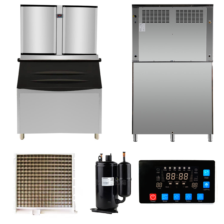 Máquina de Gelo Comercial Mini - Commercial Ice Maker 100Kg avaliação e preço