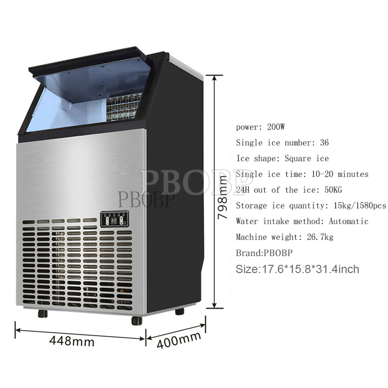 Máquina de Gelo Elétrica Comer - Commercial Ice Maker Air Cooled avaliação e preço
