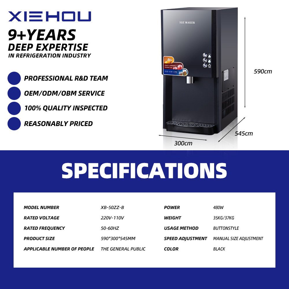 Máquina de Gelo em Cubos Rápid - Ice Machine 50Kg Nugget avaliação e preço