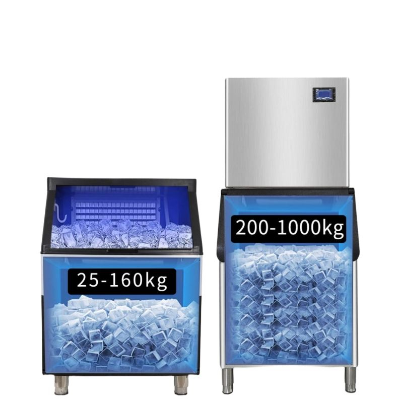 Máquina Comercial de Gelo em T - Commercial Ice Maker 100Kg avaliação e preço