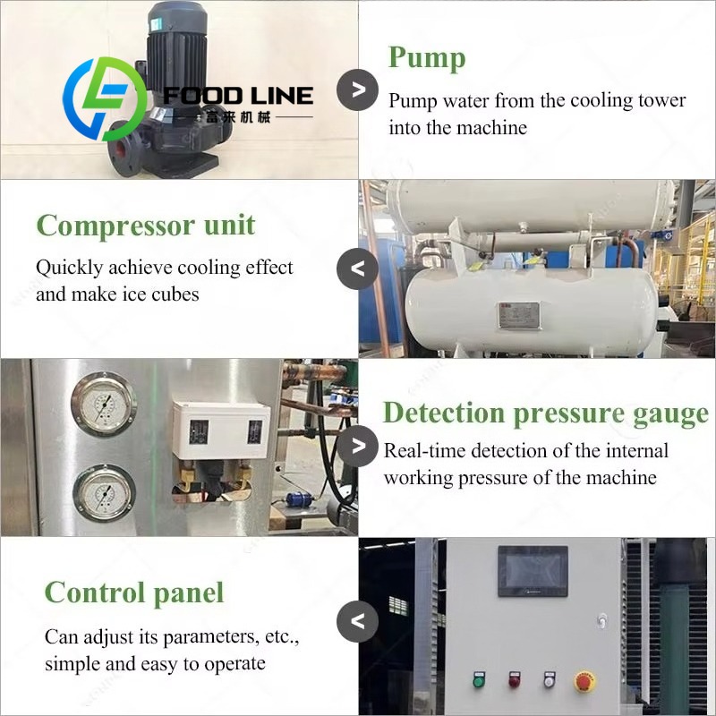 Cubo de gelo tubular personali - Commercial Ice Maker 100Kg avaliação e preço