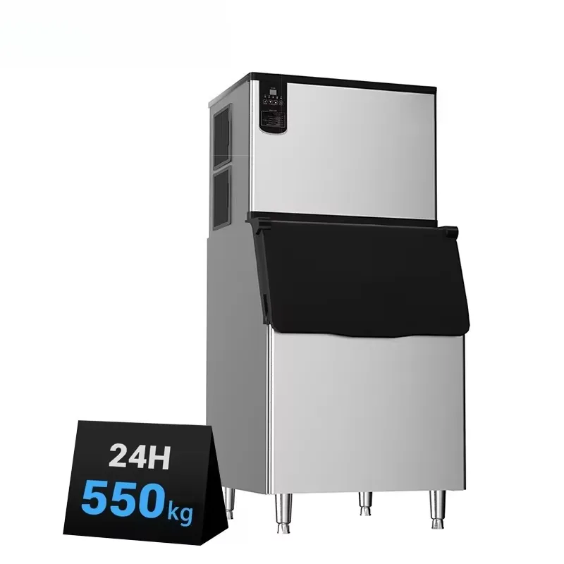 Máquina de Fazer Cubos de Gelo - Commercial Ice Maker 200Kg Cube avaliação e preço