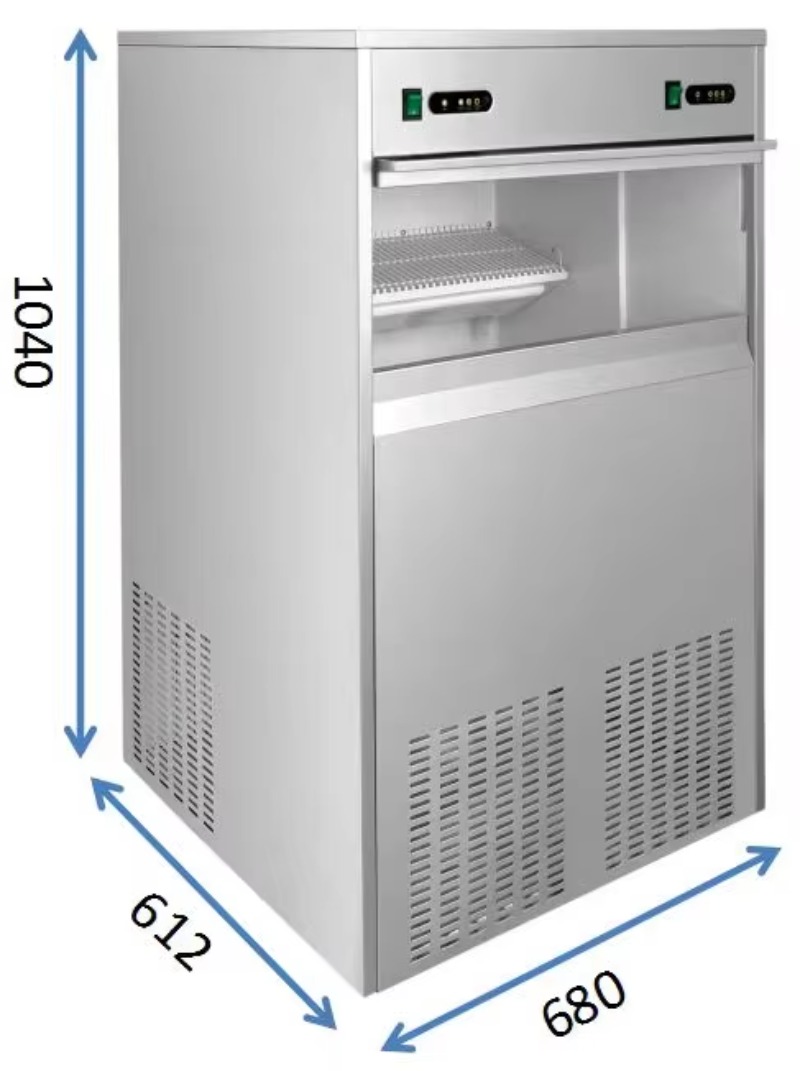 Máquina Comercial de Fazer Gel - Commercial Ice Maker 100Kg avaliação e preço