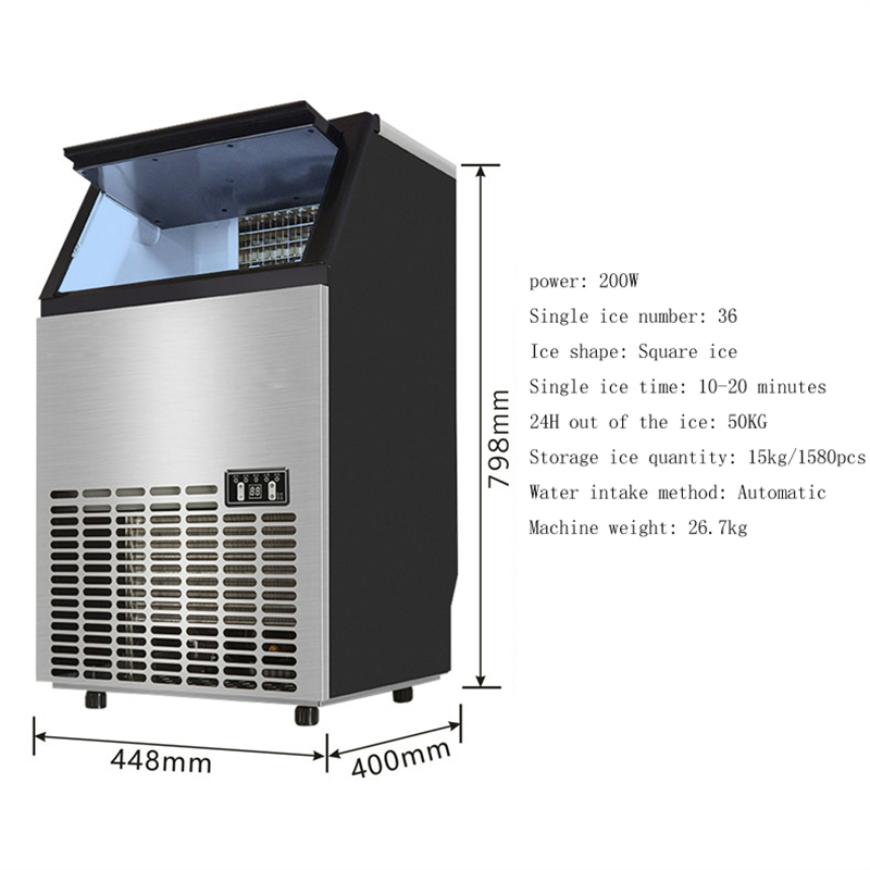 Máquina de Fazer Cubos de Gelo - Ice Maker Machine 25Kg avaliação e preço
