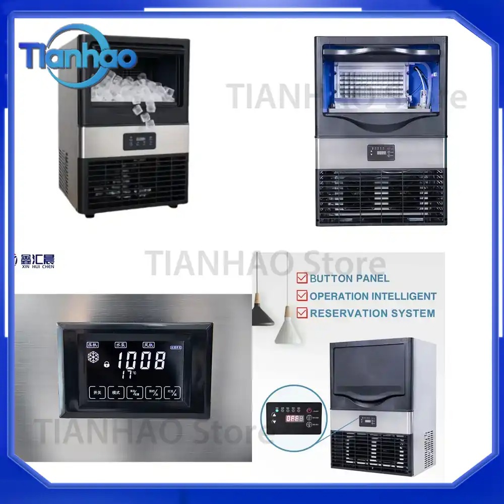 Máquina de Fazer Gelo Comercia - Commercial Ice Maker Air Cooled avaliação e preço