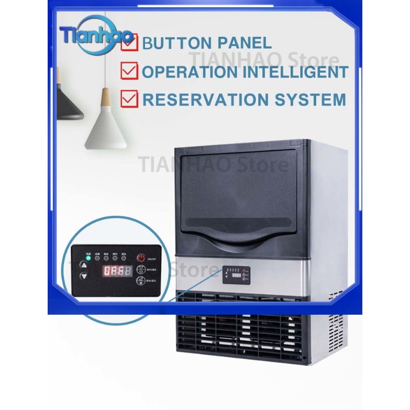Máquina de Fazer Gelo Comercia - Commercial Ice Maker Air Cooled avaliação e preço