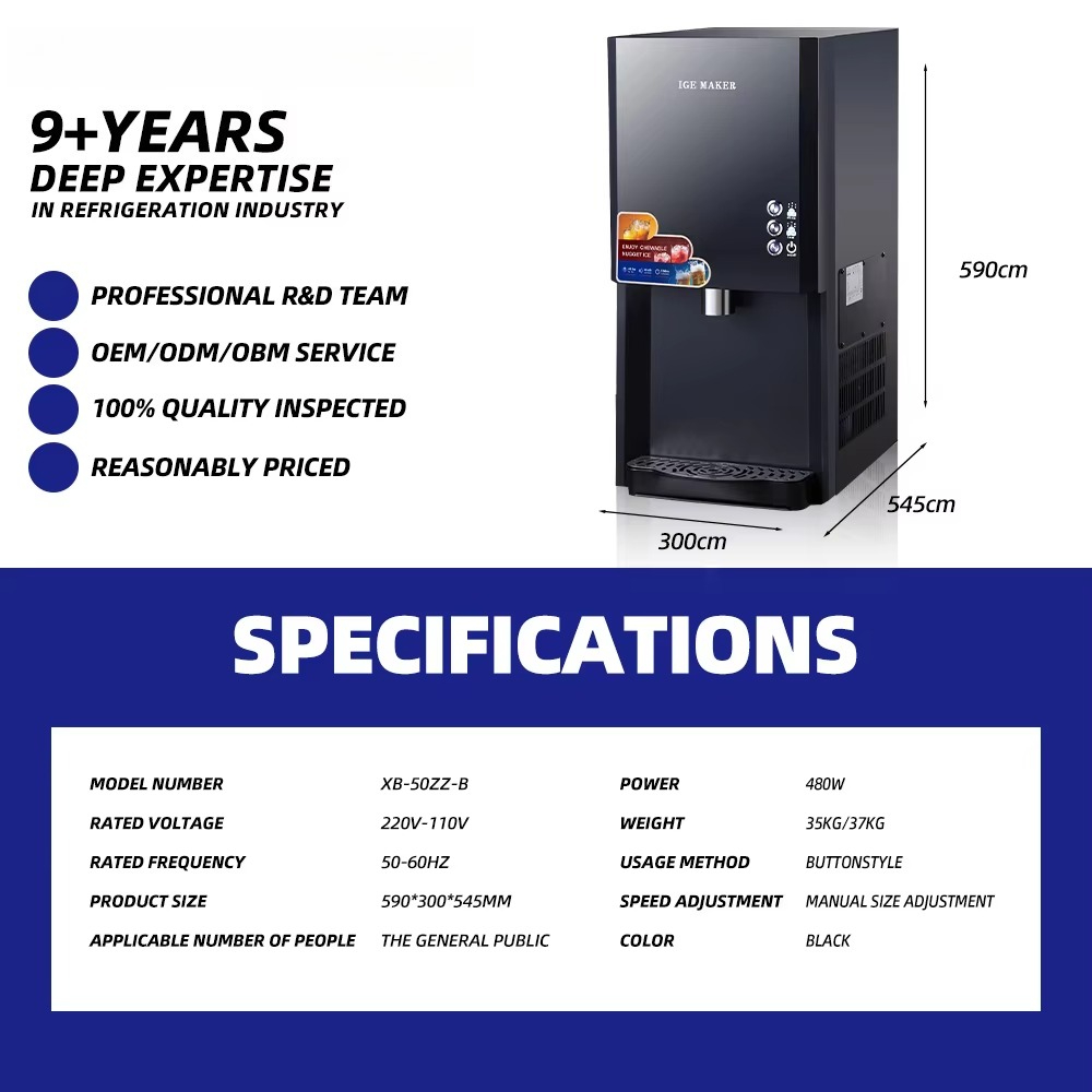 Máquina de Gelo Premium de 50K - Ice Machine 50Kg Nugget avaliação e preço
