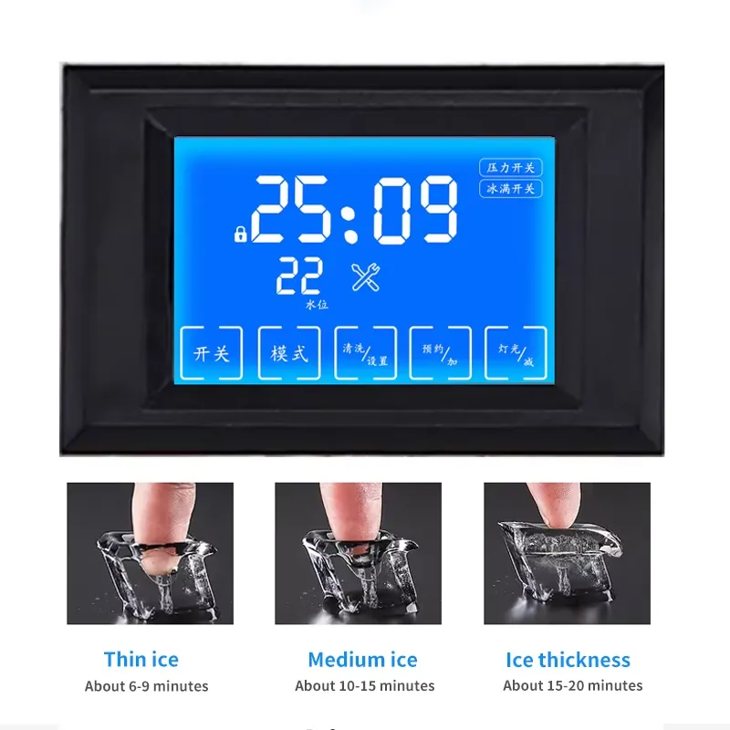 Máquina de Gelo Comercial de 2 - Commercial Ice Maker 200Kg Cube avaliação e preço