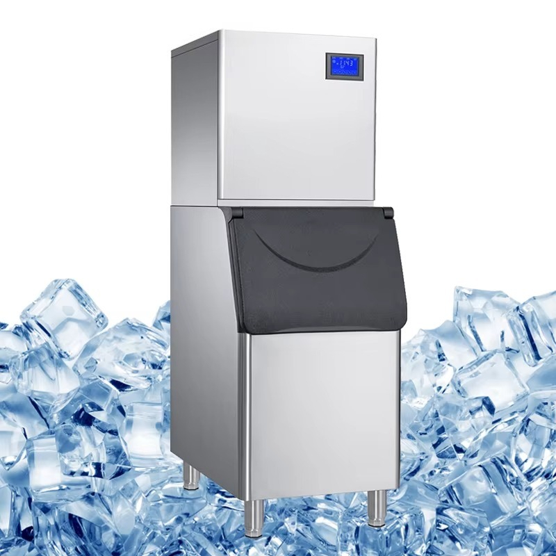 Máquina de Fazer Cubos de Gelo - Commercial Ice Maker 200Kg Cube avaliação e preço
