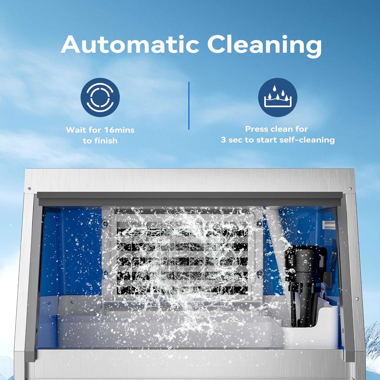 Máquina de Gelo Comercial de 2 - Commercial Ice Maker Air Cooled avaliação e preço