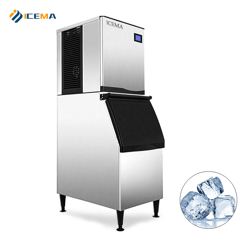 Máquina de Fazer Cubos de Gelo - Commercial Ice Maker 200Kg Cube avaliação e preço