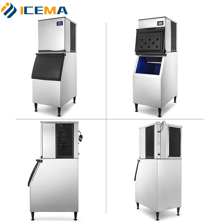 Máquina de Fazer Cubos de Gelo - Commercial Ice Maker 200Kg Cube avaliação e preço