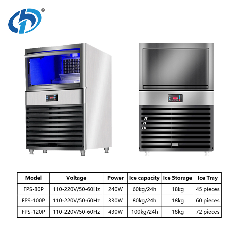 Máquina de fazer gelo 100kg, m - Commercial Ice Maker 100Kg avaliação e preço