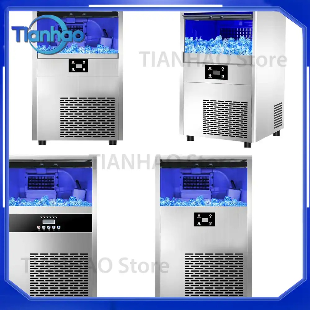 Máquina de Gelo Portátil Autom - Ice Tube Machine 500Kg avaliação e preço