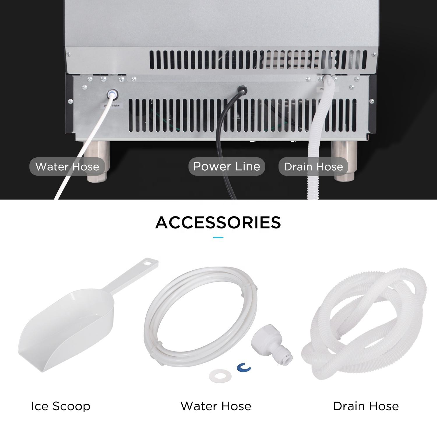 Máquina de Gelo Automática 100 - Commercial Ice Maker 100Kg avaliação e preço