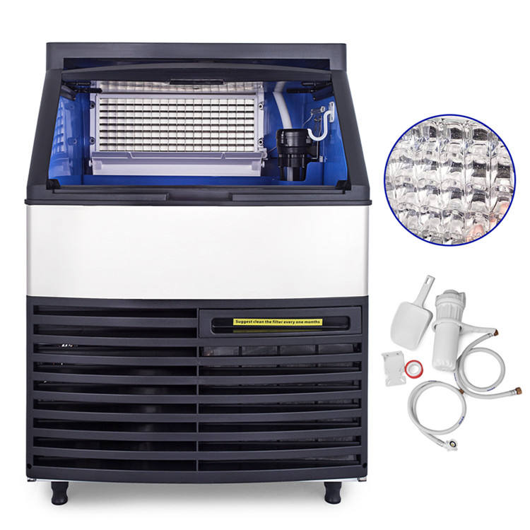 Máquina de Fazer Gelo em Aço I - Commercial Ice Maker 200Kg Cube avaliação e preço