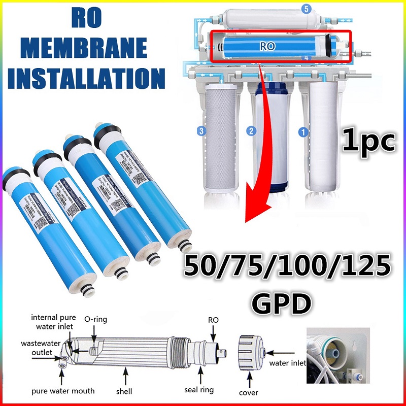 Casa cozinha osmose reversa ro - Ice Maker Water Filter avaliação e preço